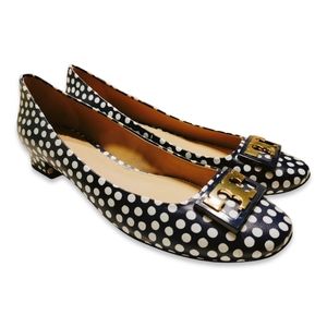 Tory Burch | Navy Gigi Pump with Polka Dots | Size 10M | New without Box